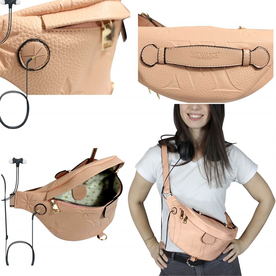 My Valice Smart Bag Usb'li Çapraz Göğüs ve Bel Çantası 1506 Kırmızı