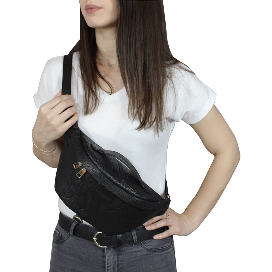 My Valice Smart Bag Usb'li Çapraz Göğüs ve Bel Çantası 1506 Siyah