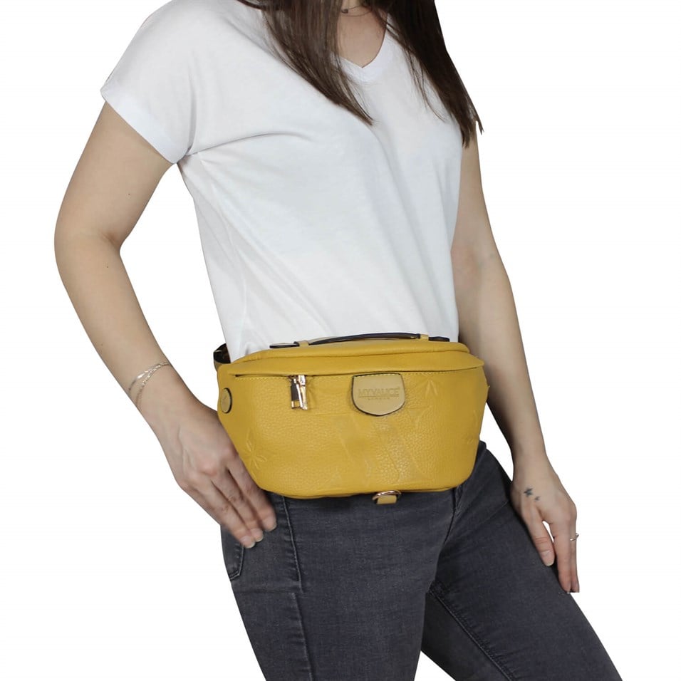 My Valice Smart Bag Usb'li Çapraz Göğüs ve Bel Çantası 1506 Sarı