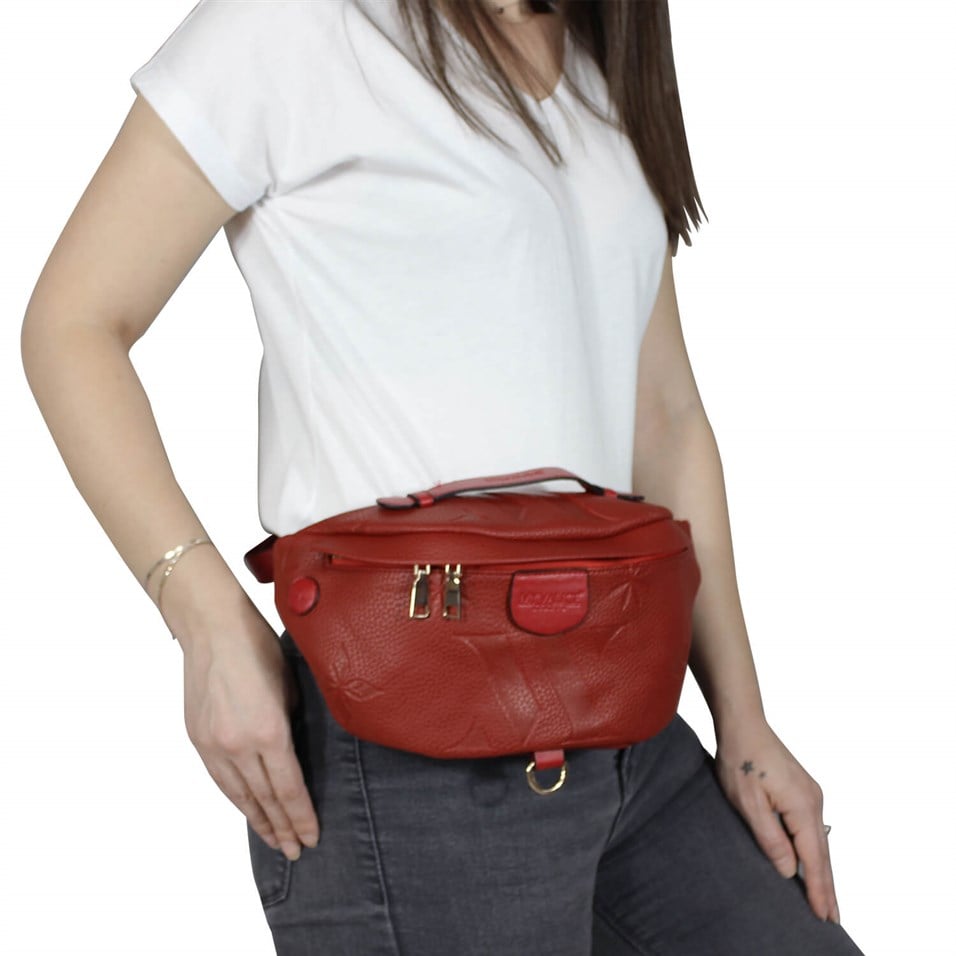 My Valice Smart Bag Usb'li Çapraz Göğüs ve Bel Çantası 1506 Kırmızı