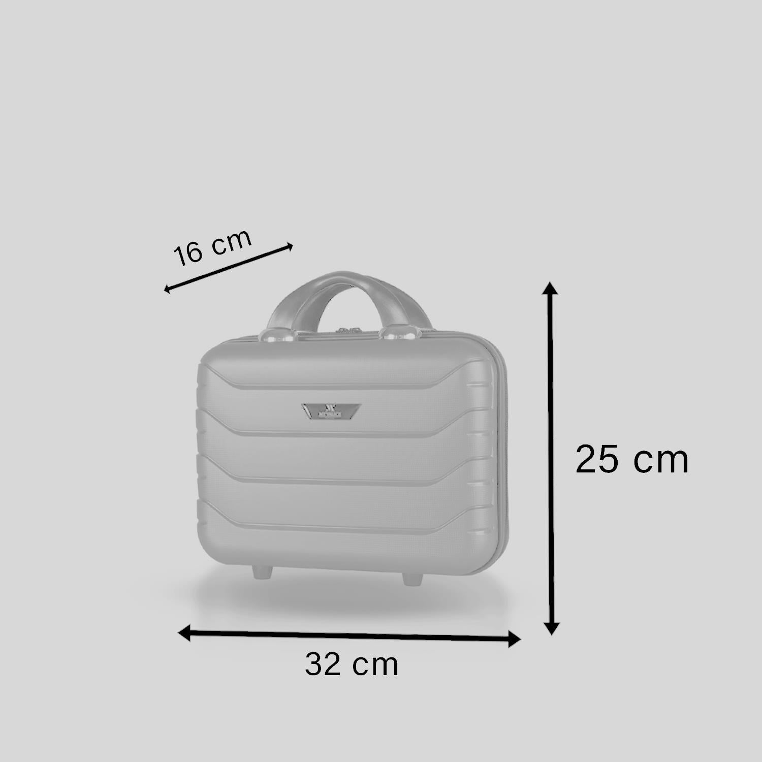 My Valice Solid PP Polipropilen Kırılmaz Makyaj Çantası & El Valizi Mint Yeşili