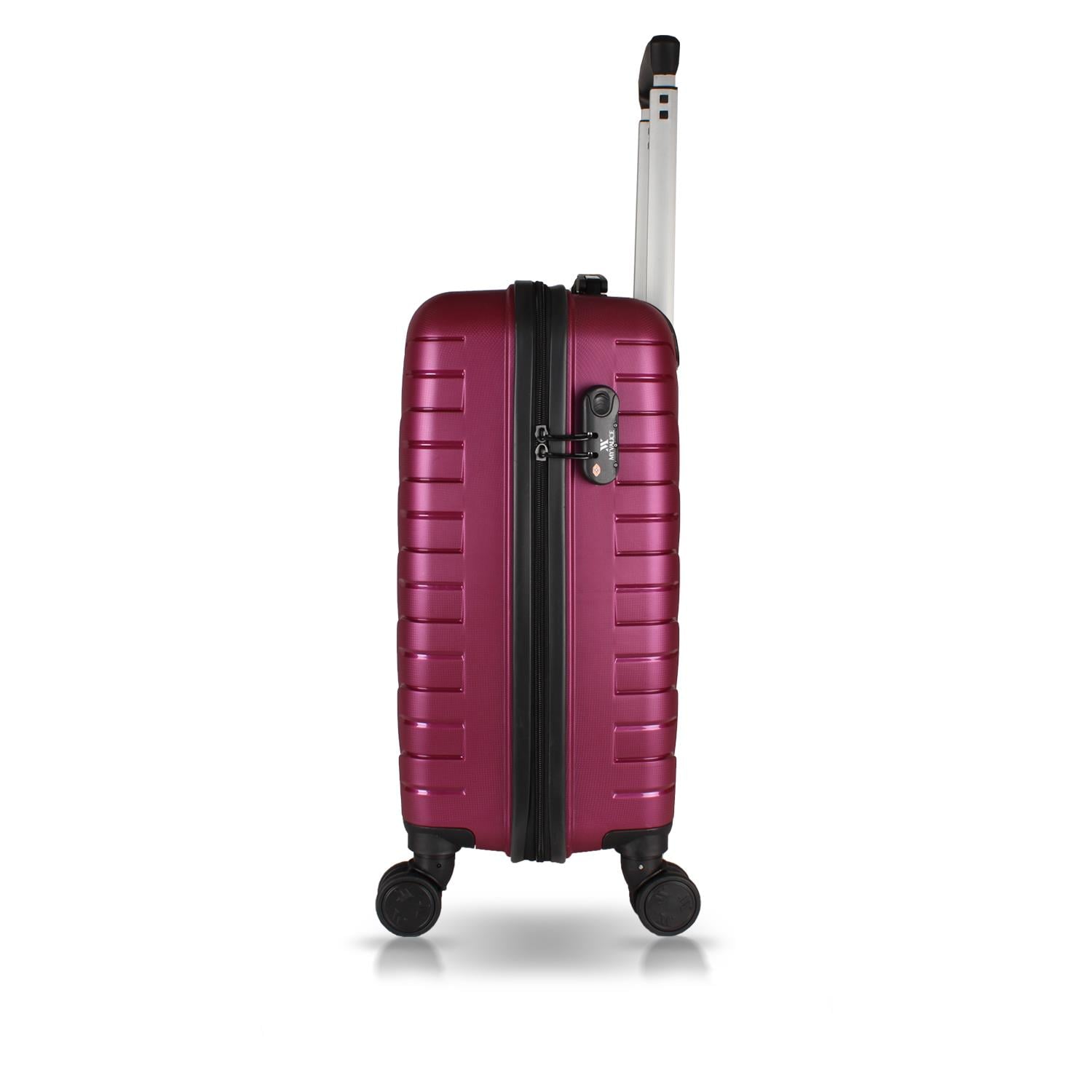 My Valice Solid PP Polipropilen Kırılmaz Küçük Kabin Boy Mürdüm Valiz