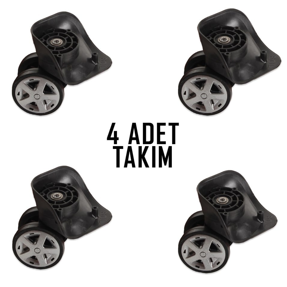 My Valice Valiz Tekerleği Çift Teker 02 4 Adet