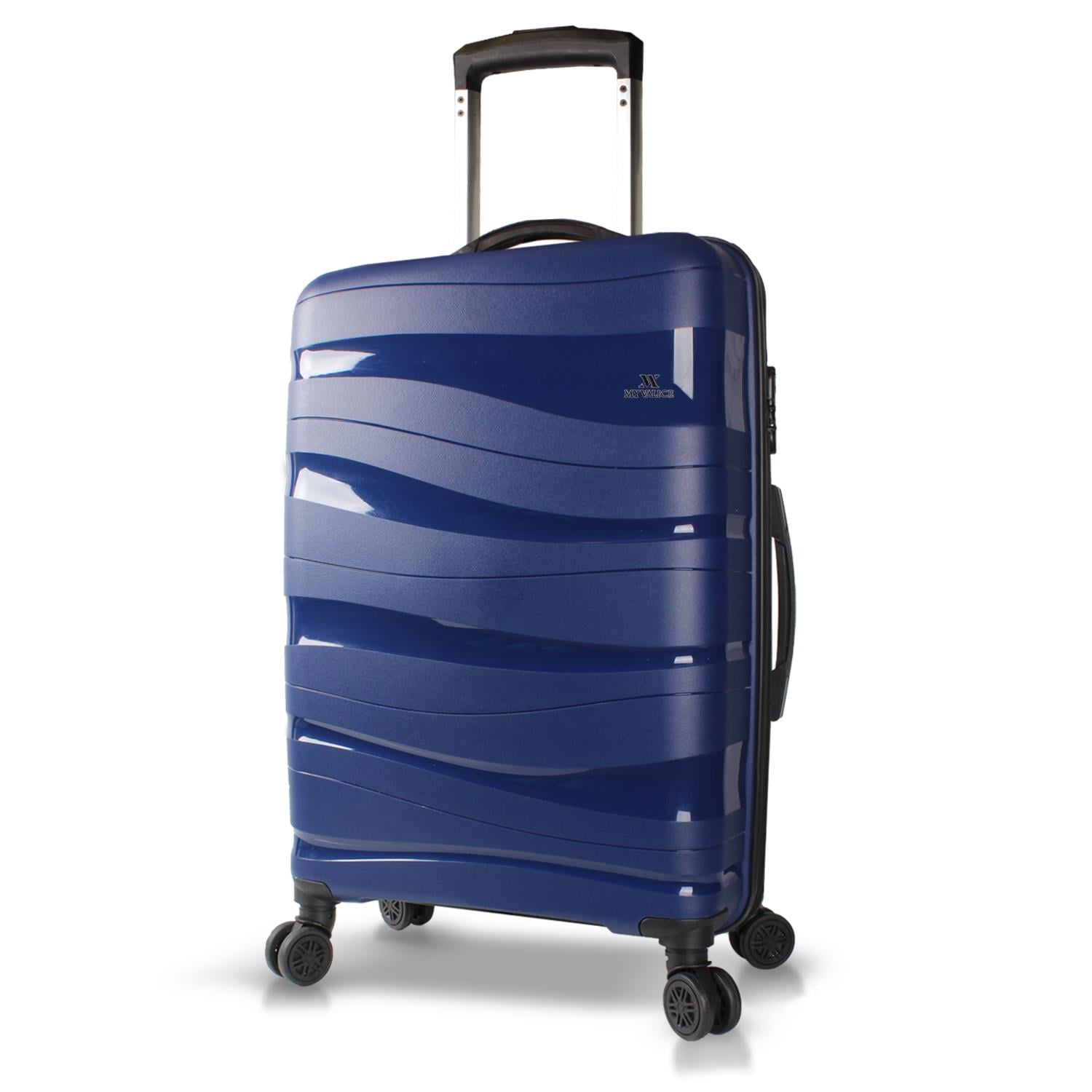 My Valice Wave PP Polypropylene Unbreakable Medium Size Luggage Parliament Blue