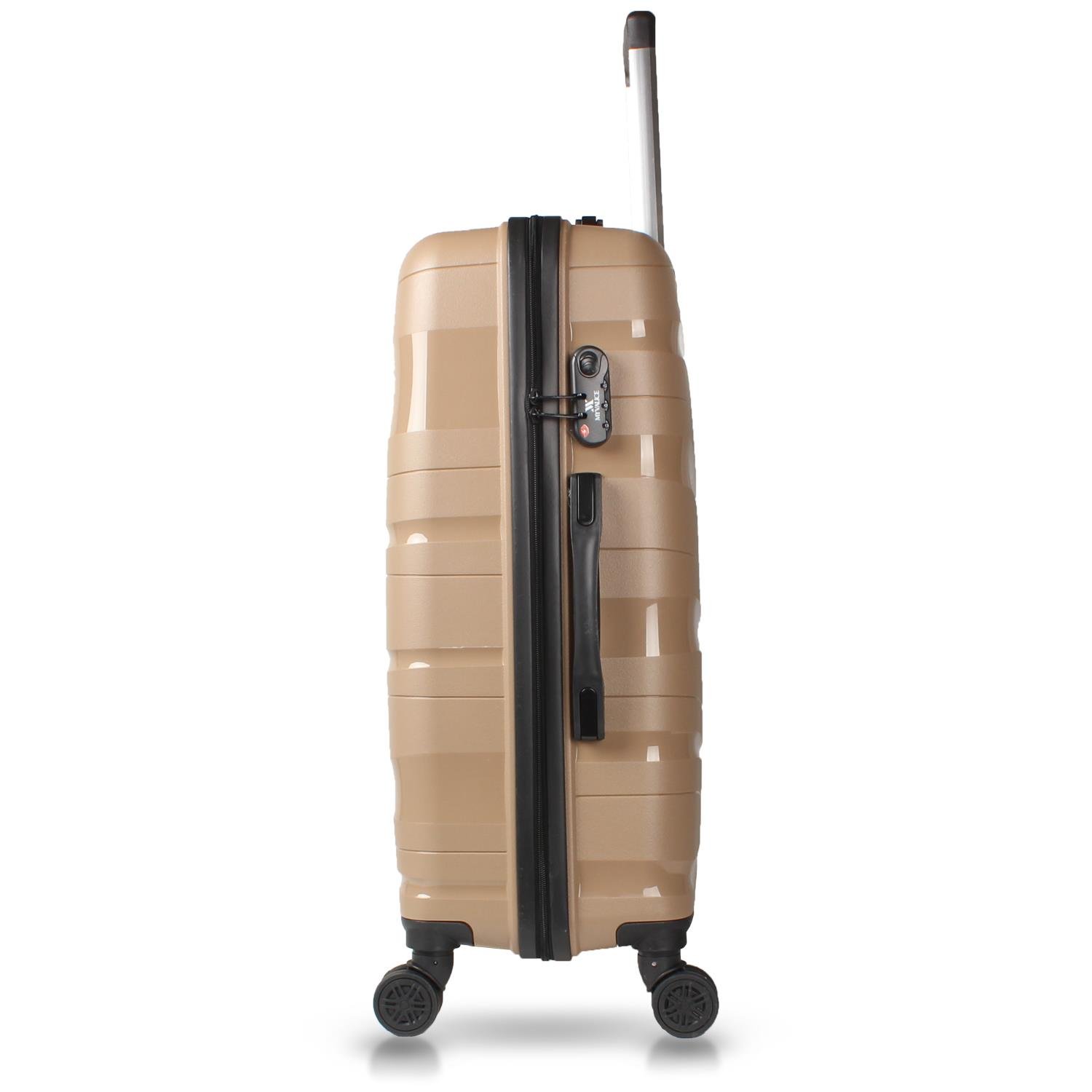 My Valice Wave PP Polypropylene Unbreakable Large Size Luggage Gold