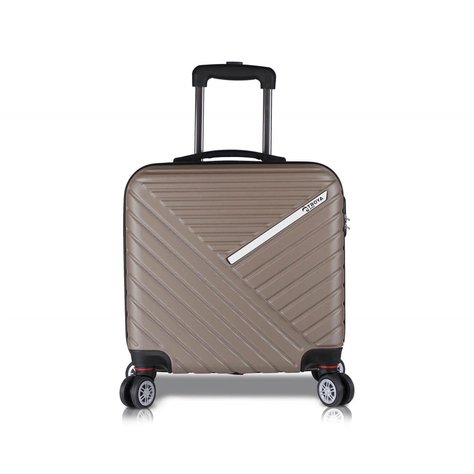 Troya Premium Hostes Pilot Boy Valiz Gold