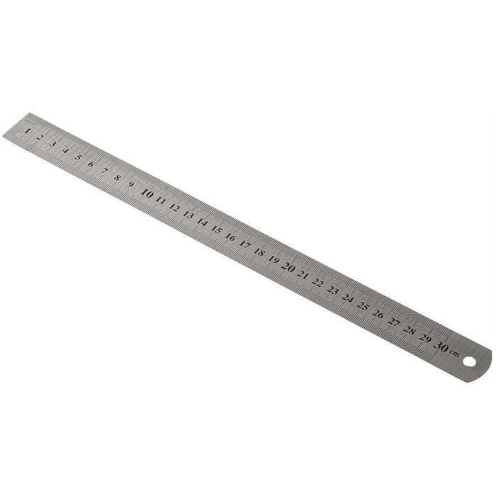 Çelik Cetvel 30cm