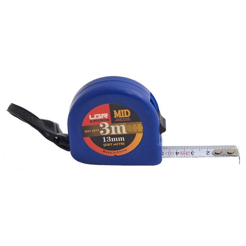 Çelik Şerit Metre 3mt x 13mm