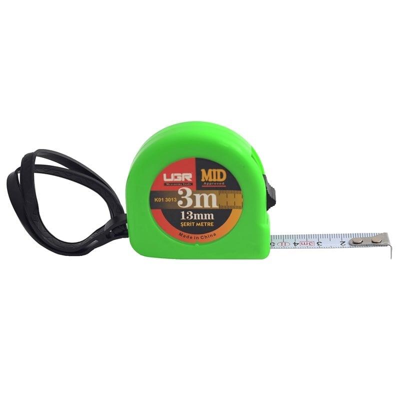 Çelik Şerit Metre 3mt x 13mm