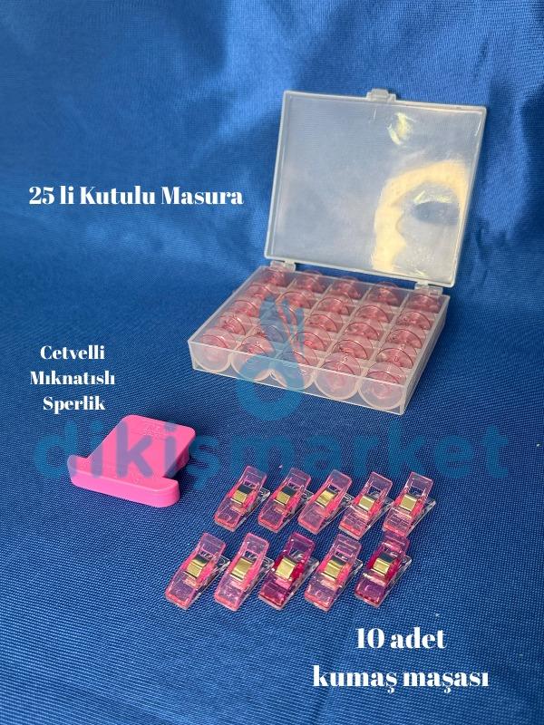 DİKİŞ SETİ PEMBE