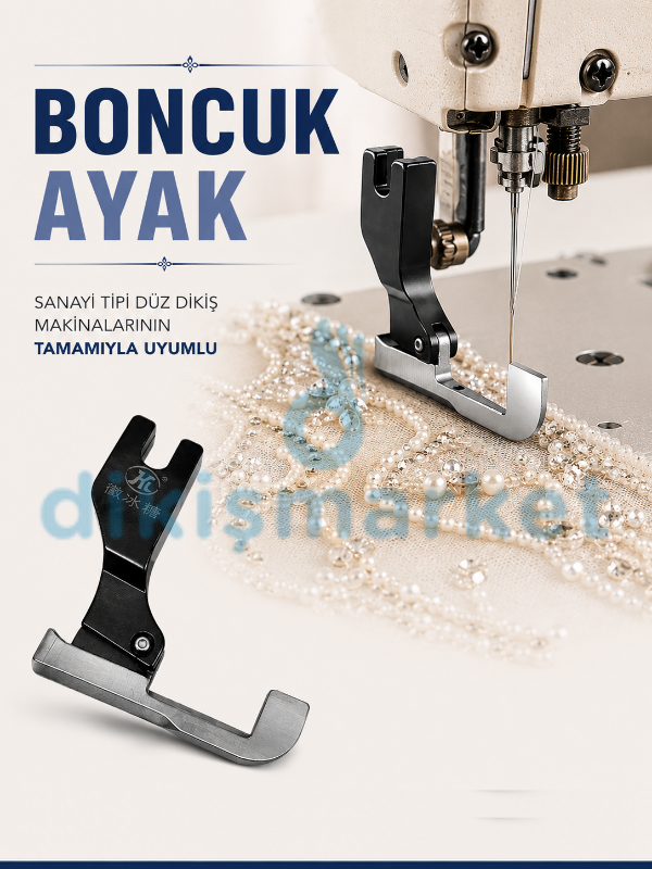Düz Makina Boncuk Ayak 
