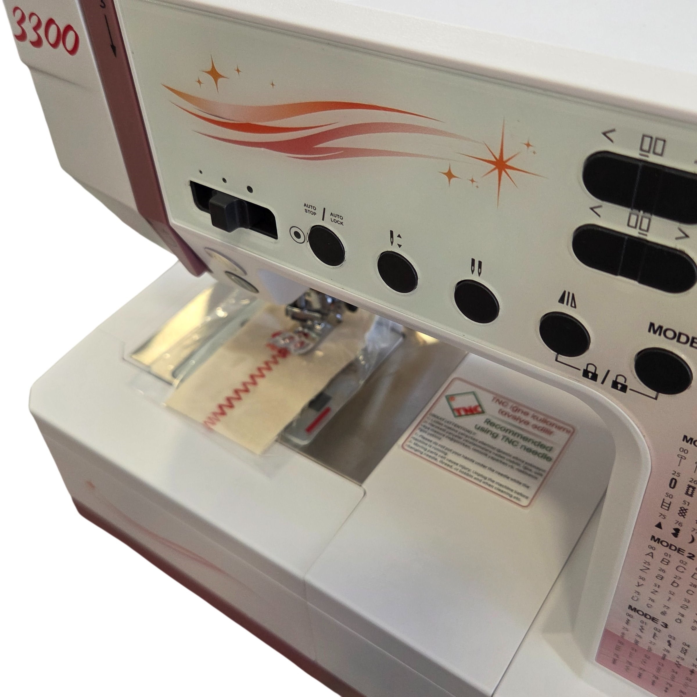 Ev Tipi Elektronik Düz Dikiş Makinesi 300 Desen / Model 3300