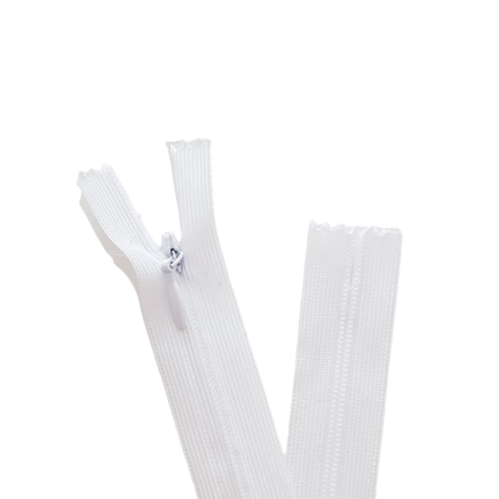 GİZLİ FERMUAR 50 CM BEYAZ