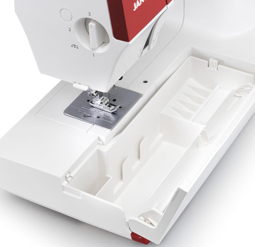 Janome 1522RD Dikiş Makinesi | Ev Tipi Dikiş Makinesi | Aile Tipi Dikiş Makinesi | 23 Adet Değişik Dekoratif Dikiş | 5 mm Genişliğinde Zigzak | Kırmızı