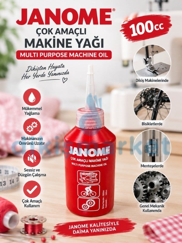 Janome Çok Amaçlı Yağ 100cc
