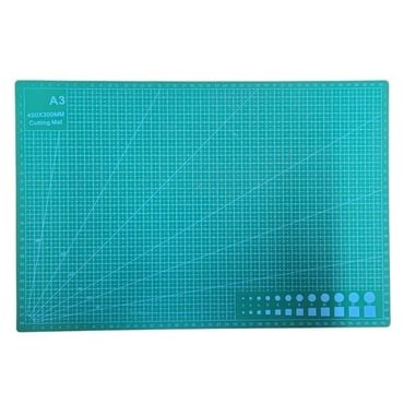 Kesim Matı 300x220mmx3mm A3|Kesme Matı Patchwork|Kesme Tablası|Kesim Altlığı Çift Tarafl