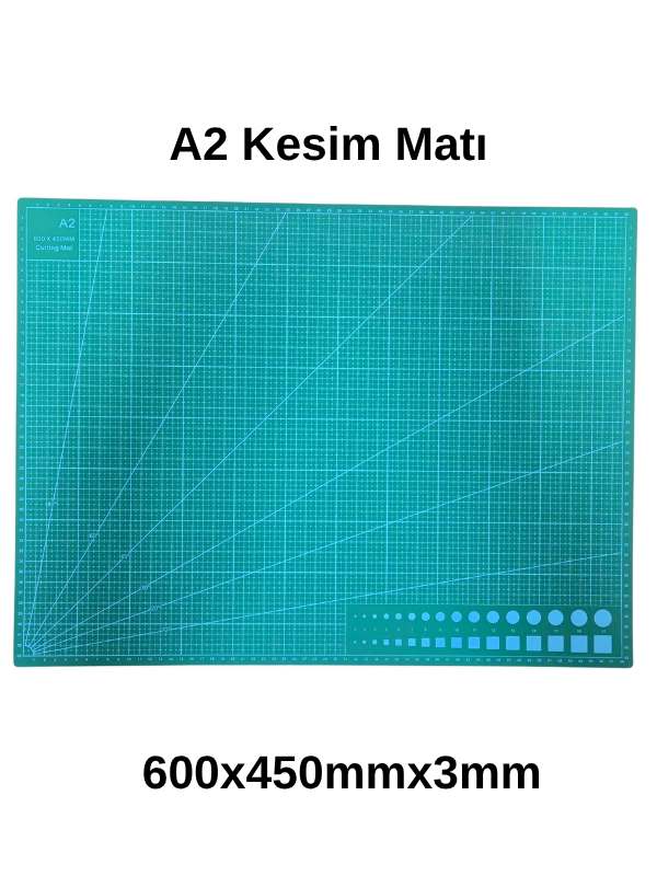 Kesim Matı 600x450mmx3mm|A2 Mat|Kretuar Bıçak