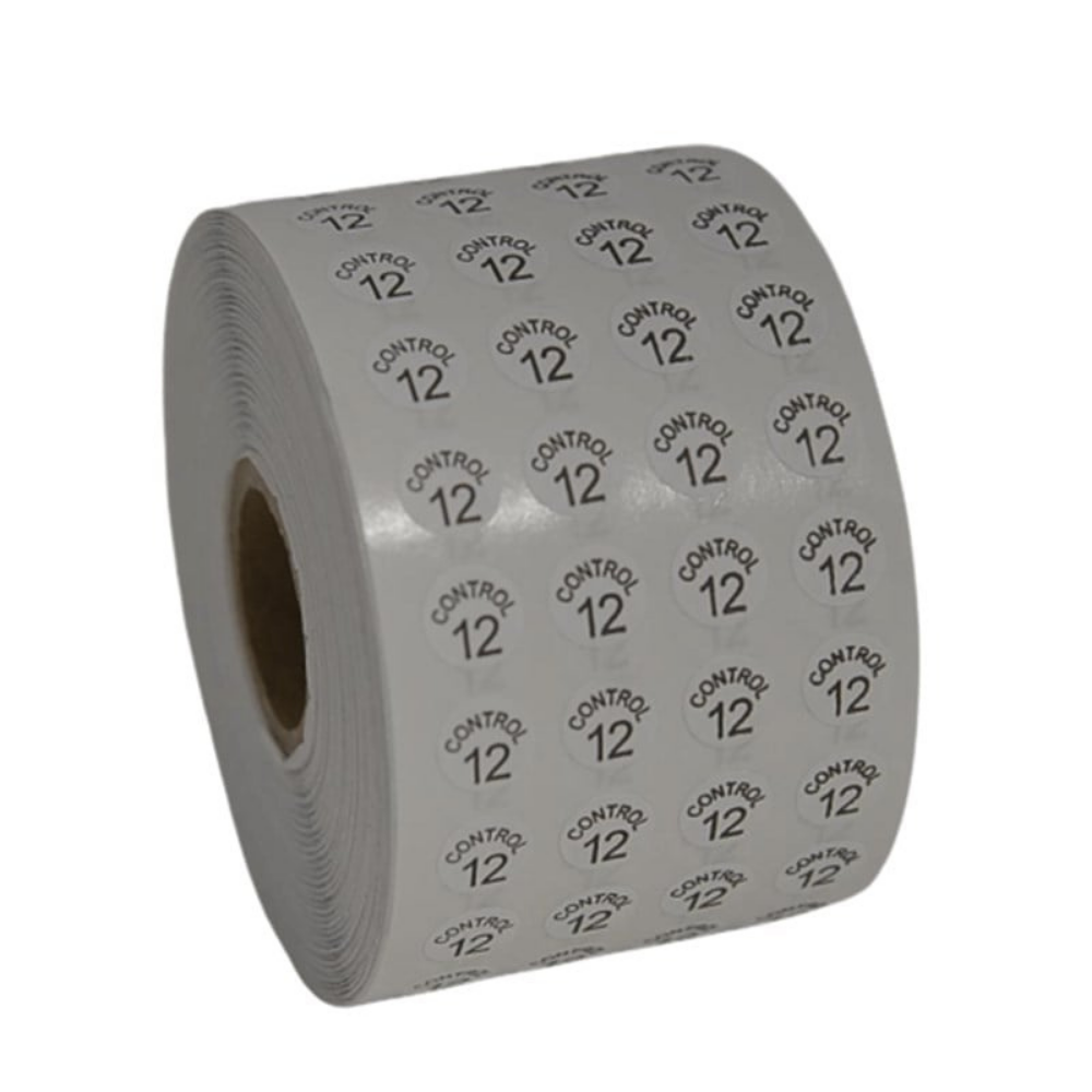 KONTROL ETİKETİ 12 NO (1 RULO 10.000 ADET)