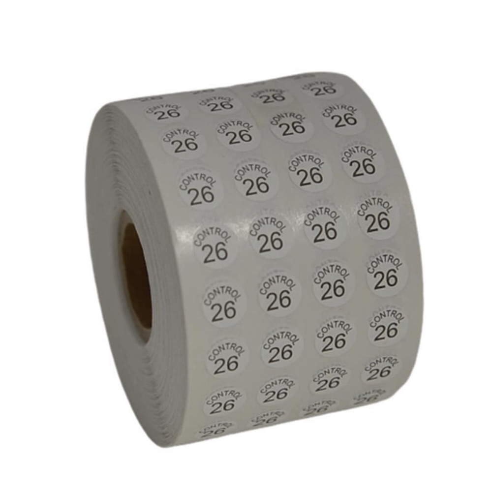 KONTROL ETİKETİ 26 NO (1 RULO 10.000 ADET)