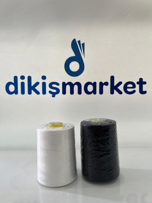 Oltalı 50 Numara Siyah-Beyaz Dikiş İp Seti