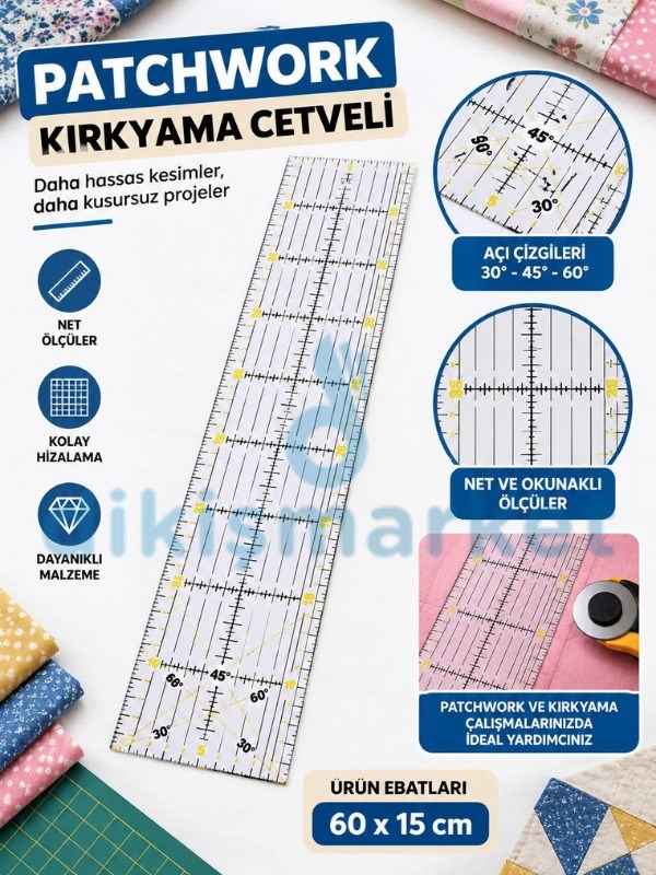 Patchwork Kırkyama Cetveli