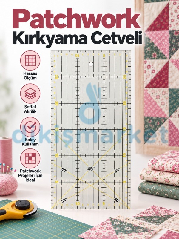 Patcwork Cetvel|Kırkyama