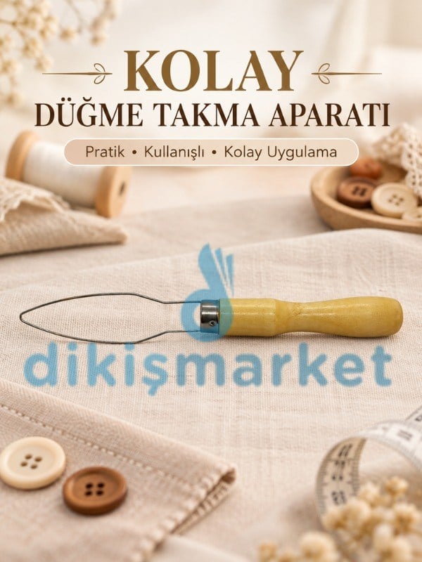 Pratik Düğme Takma Aparatı / SCB20