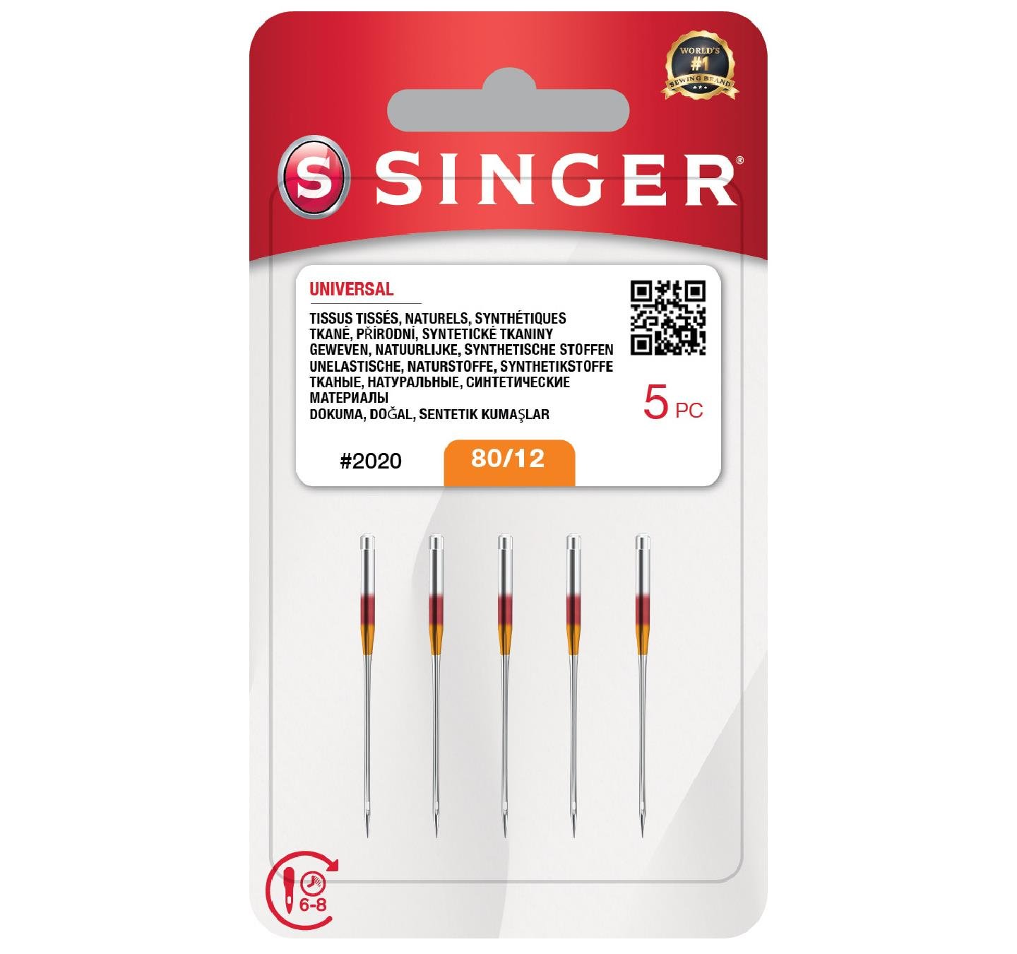 SINGER Dikiş Makinesi Iğnesi 2020- 90/12 Numara