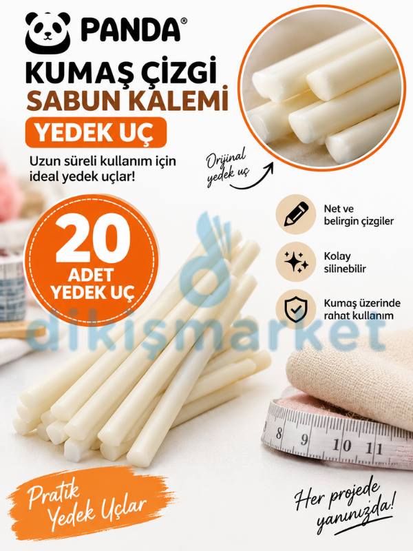 Tebeşir Kalem Yedek Uçu 20 Adet