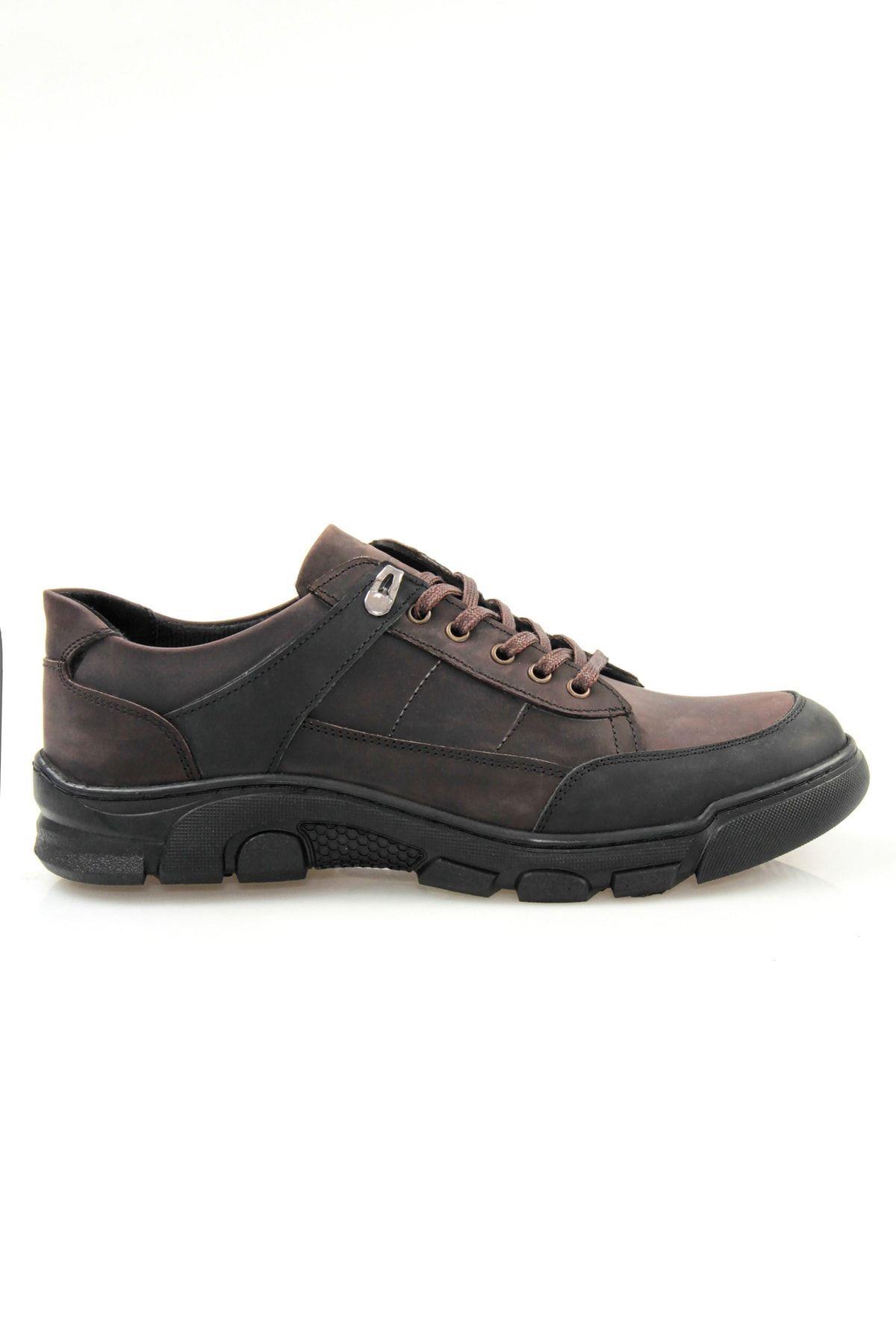 Hakiki Deri Erkek Outdoor Sneaker Ayakkabı