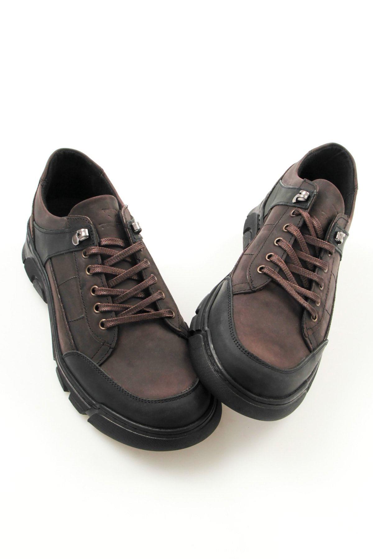 Hakiki Deri Erkek Outdoor Sneaker Ayakkabı