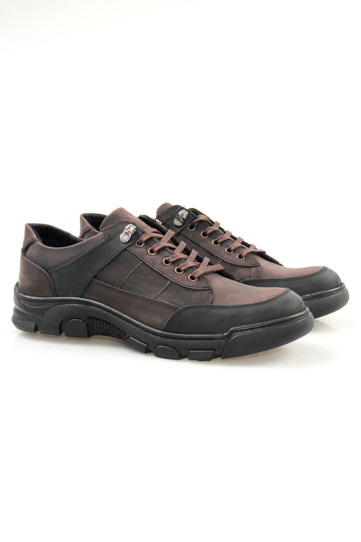 Hakiki Deri Erkek Outdoor Sneaker Ayakkabı