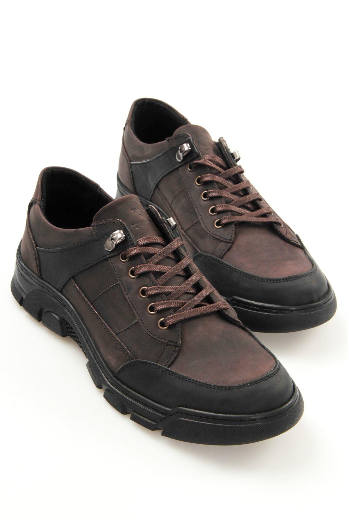 Hakiki Deri Erkek Outdoor Sneaker Ayakkabı