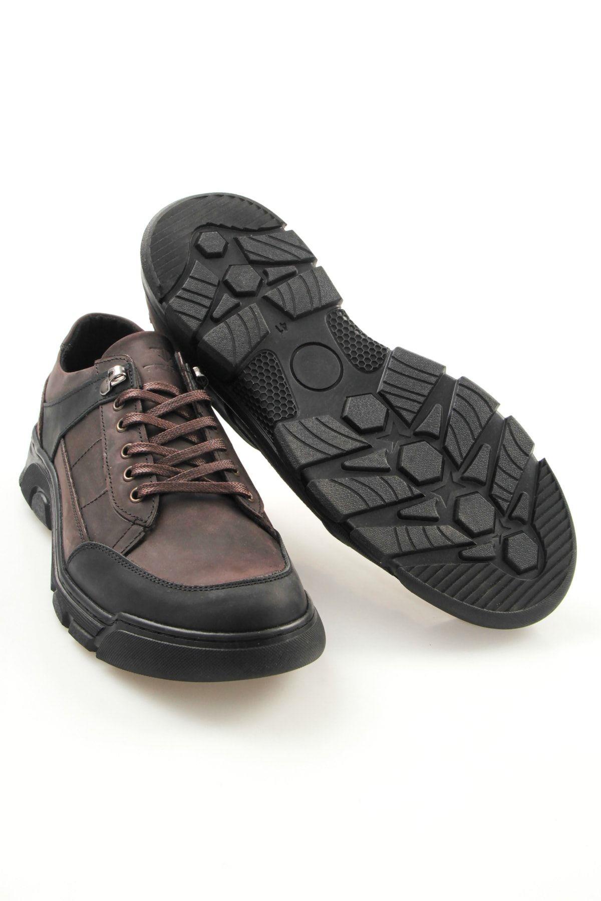 Hakiki Deri Erkek Outdoor Sneaker Ayakkabı