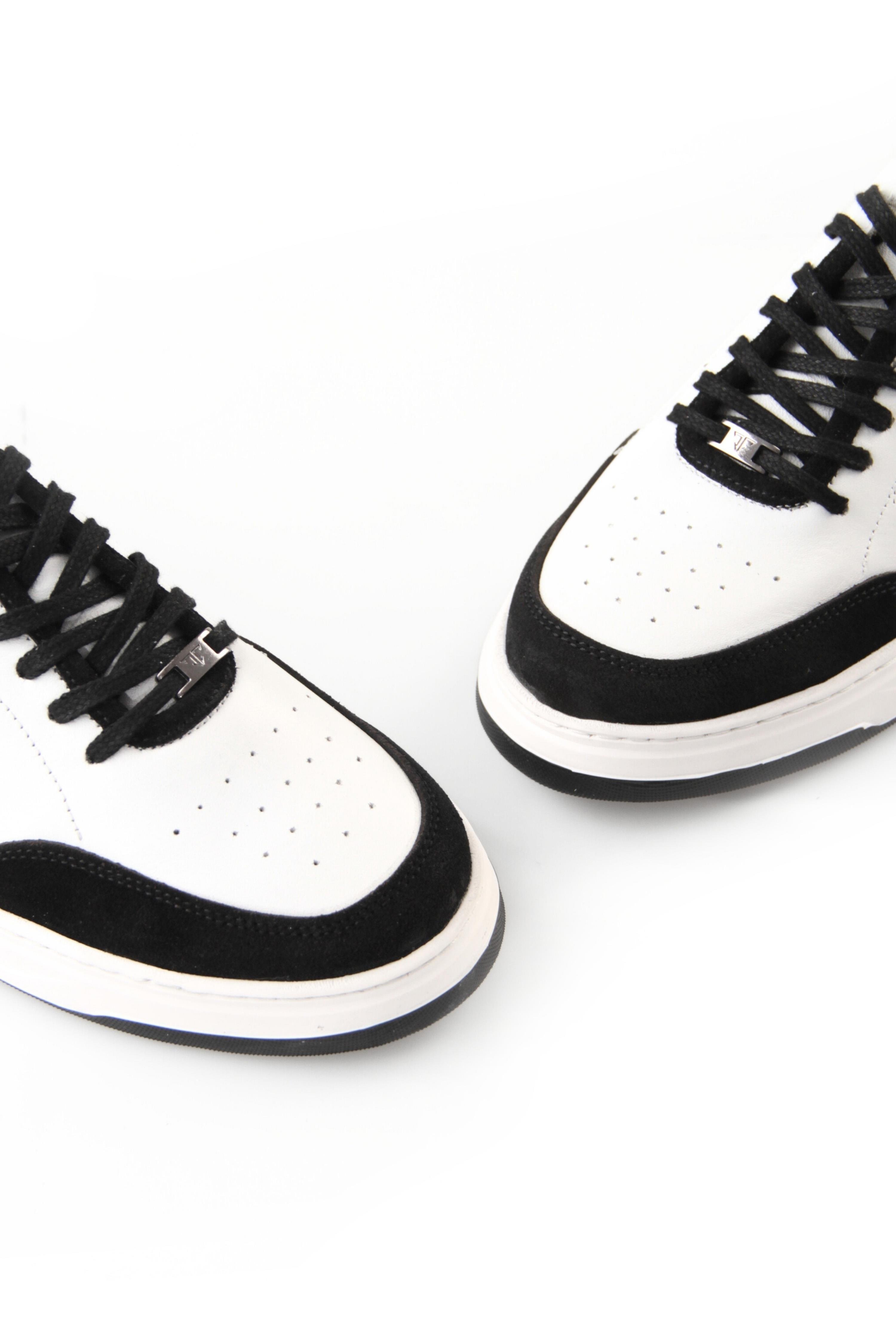 Tripy Hakiki Deri Erkek Bağcıklı Beyaz Sneaker Noah