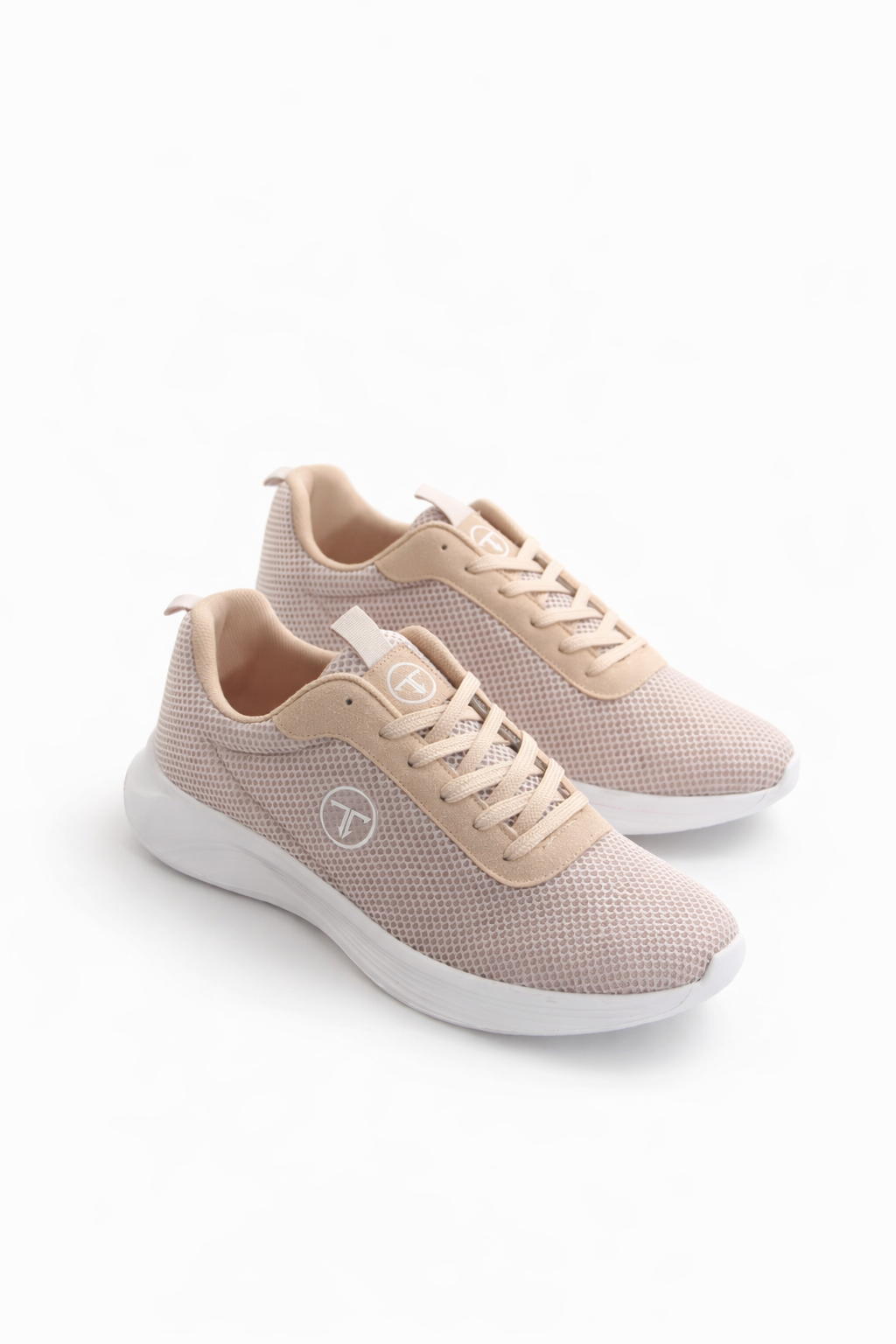 Tripy Streç Erkek Bağcıklı Bej Sneaker Spor Ayakkabı Woody