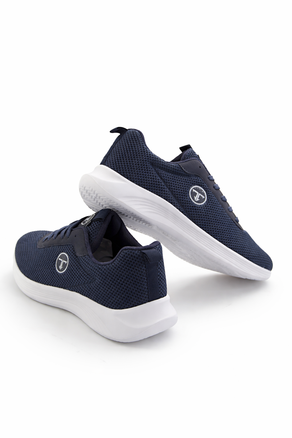 Tripy Streç Erkek Bağcıklı Lacivert Sneaker Spor Ayakkabı Woody
