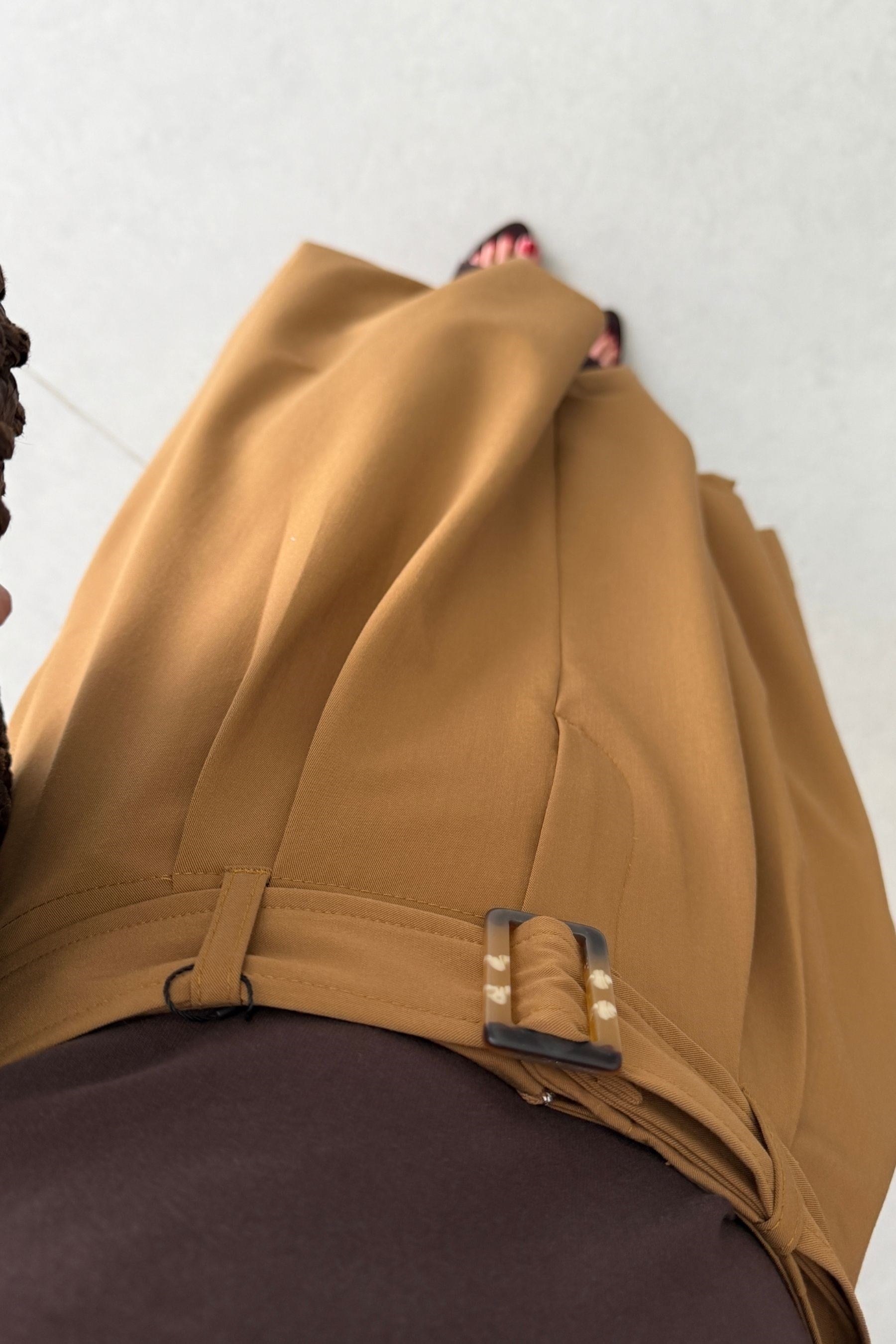 Keila Camel Kemerli Dlvn Balon Etek