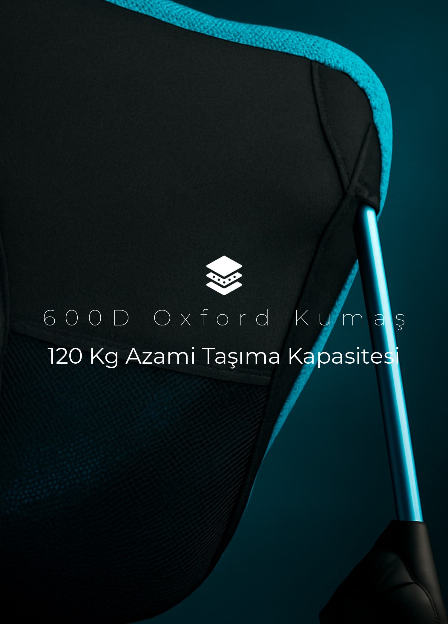 Urban Badger Açık Mavi Loki Sandalye Teleskopik 950 gr 7050 Alüminyum Ultra Hafif 600D Oxford Kumaş