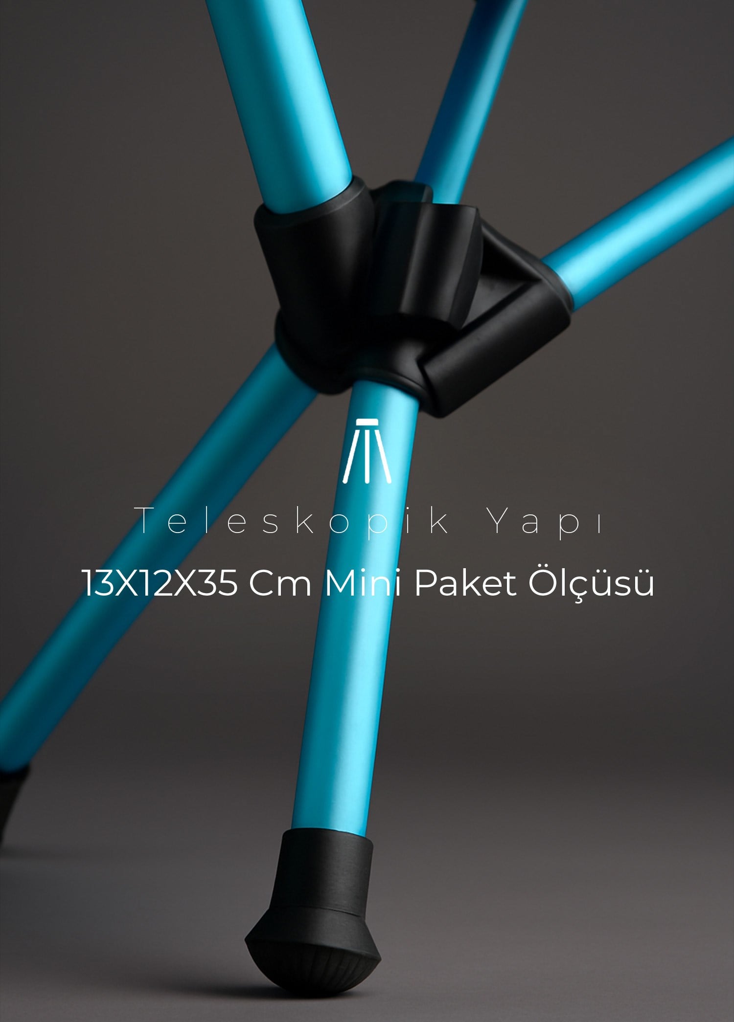 Urban Badger Açık Mavi Loki Sandalye Teleskopik 950 gr 7050 Alüminyum Ultra Hafif 600D Oxford Kumaş