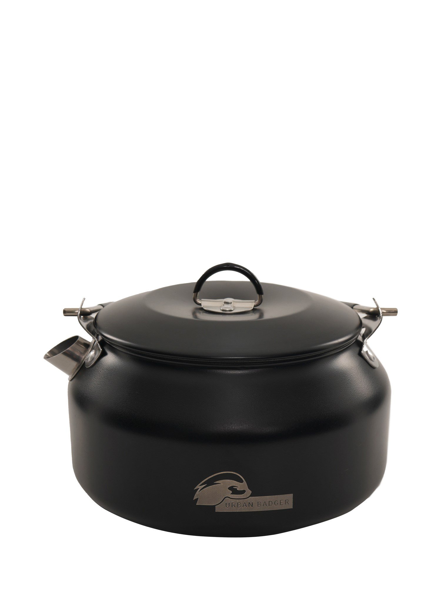 Urban Badger Balbal 1 Litre Siyah Renkli Kamp Çaydanlık