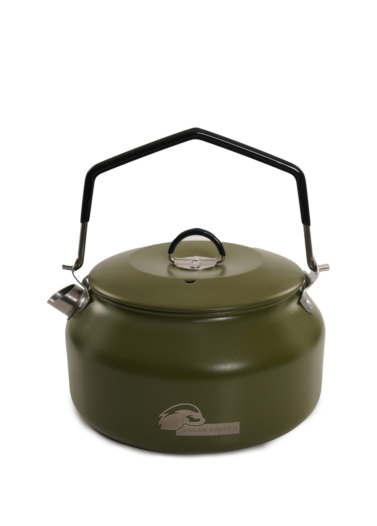 Urban Badger Balbal 1 Lt Yeşil Renkli Kamp Çaydanlık
