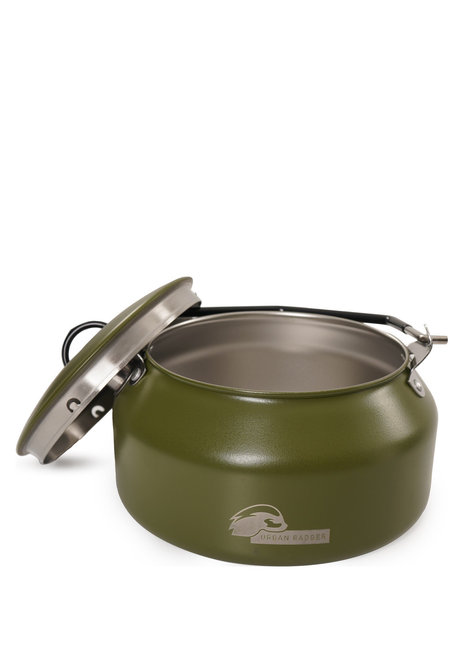 Urban Badger Balbal 1 Lt Yeşil Renkli Kamp Çaydanlık