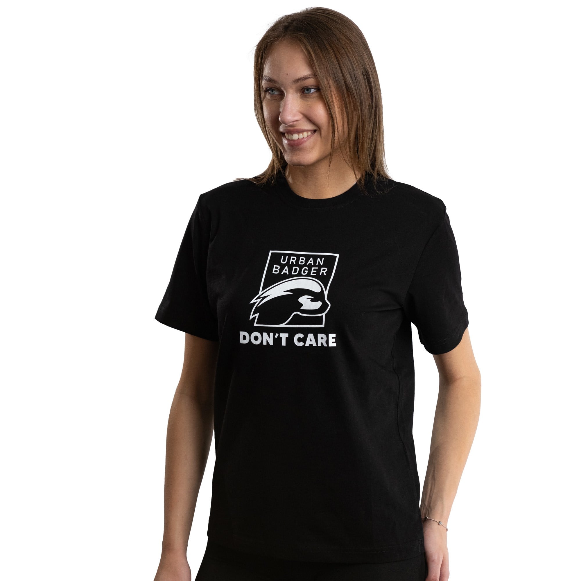 Urban Badger Don’t Care T-Shirt Siyah (S)