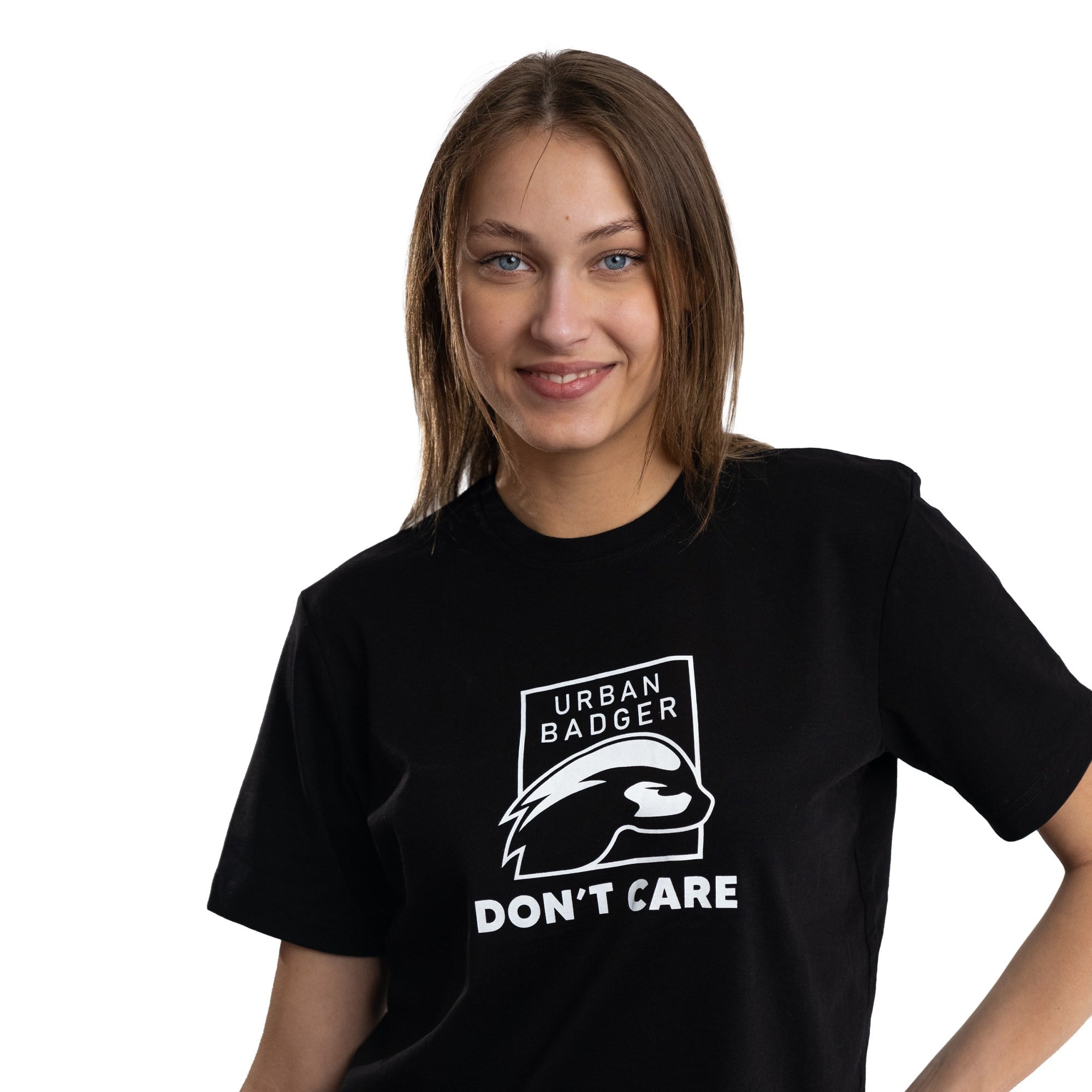 Urban Badger Don’t Care T-Shirt Siyah (S)