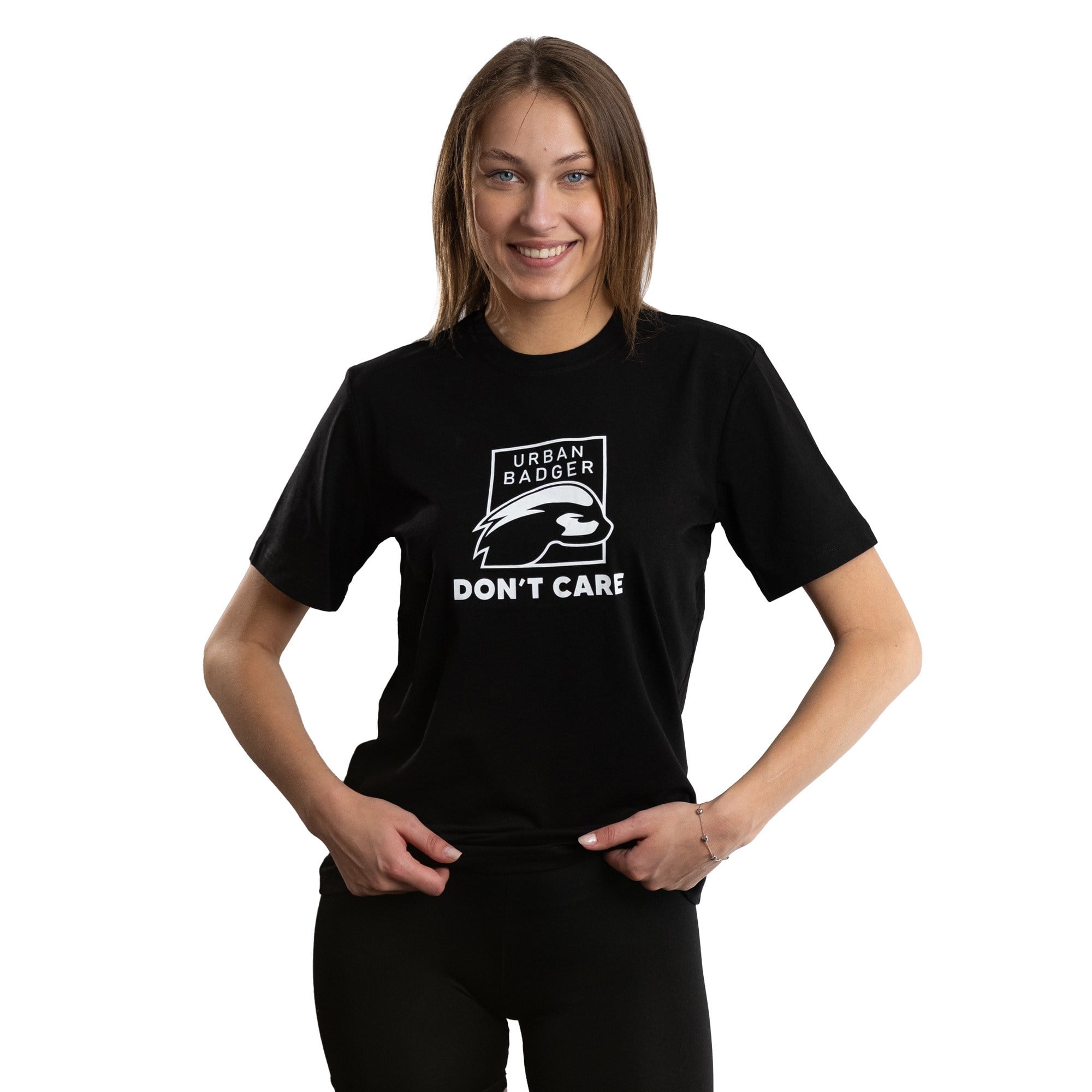 Urban Badger Don’t Care T-Shirt Siyah (S)