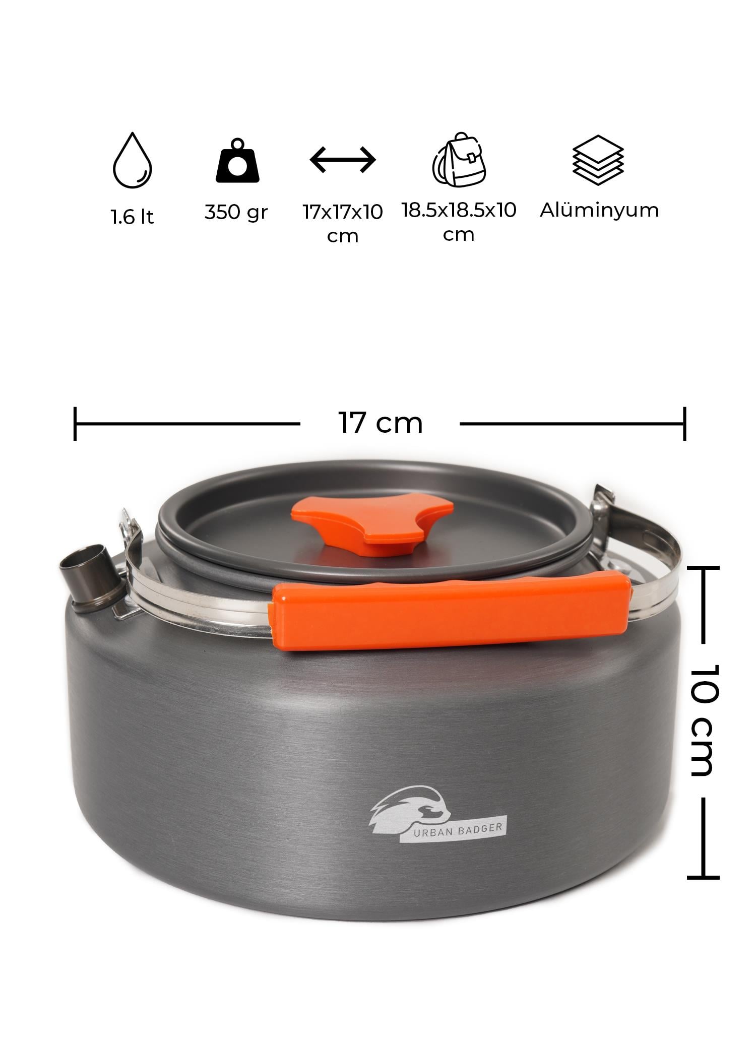 Urban Badger Eost 1.6 Lt Çaydanlık