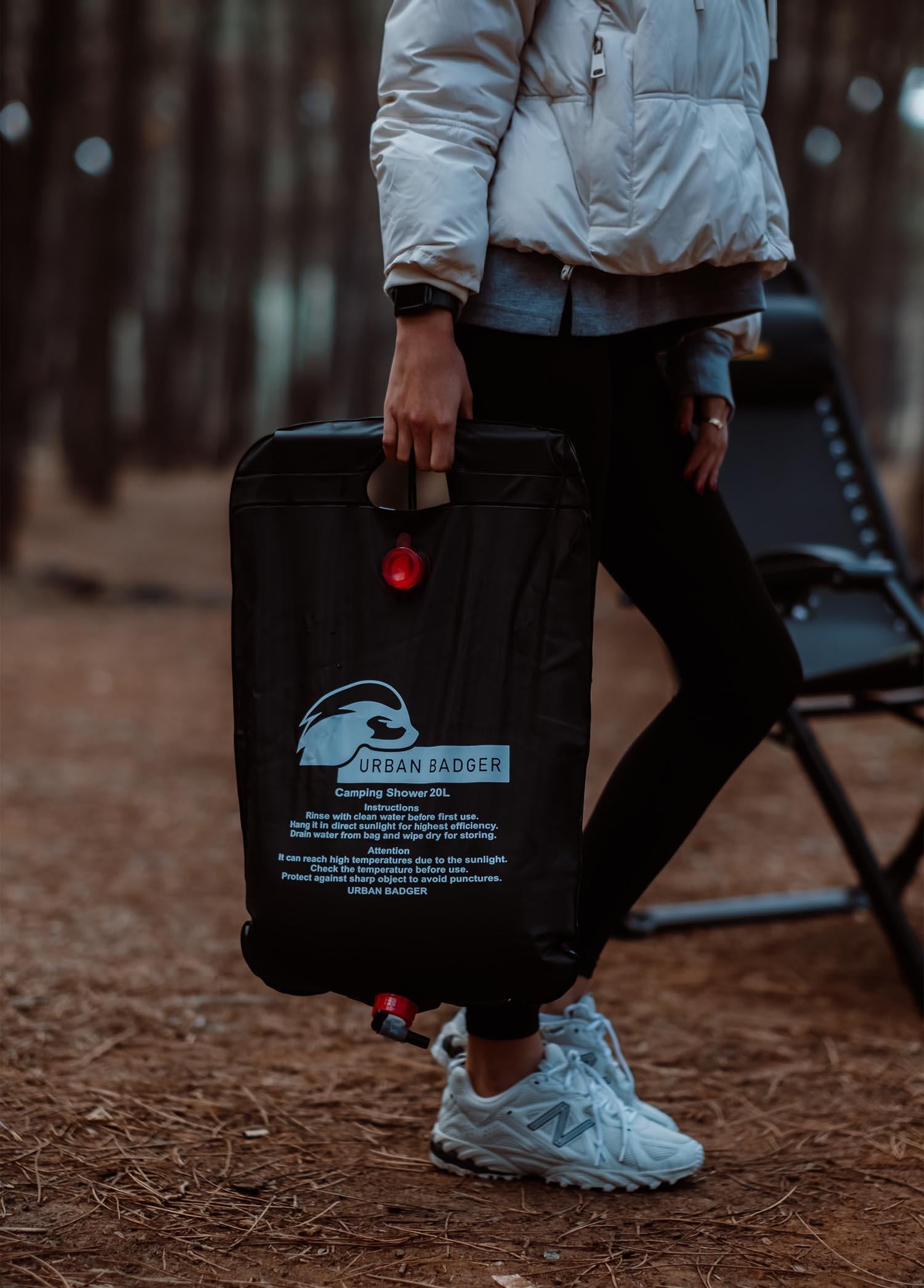Urban Badger Katlanır Kamp Duşu 20L Başlık ve Hortum ile Beraber