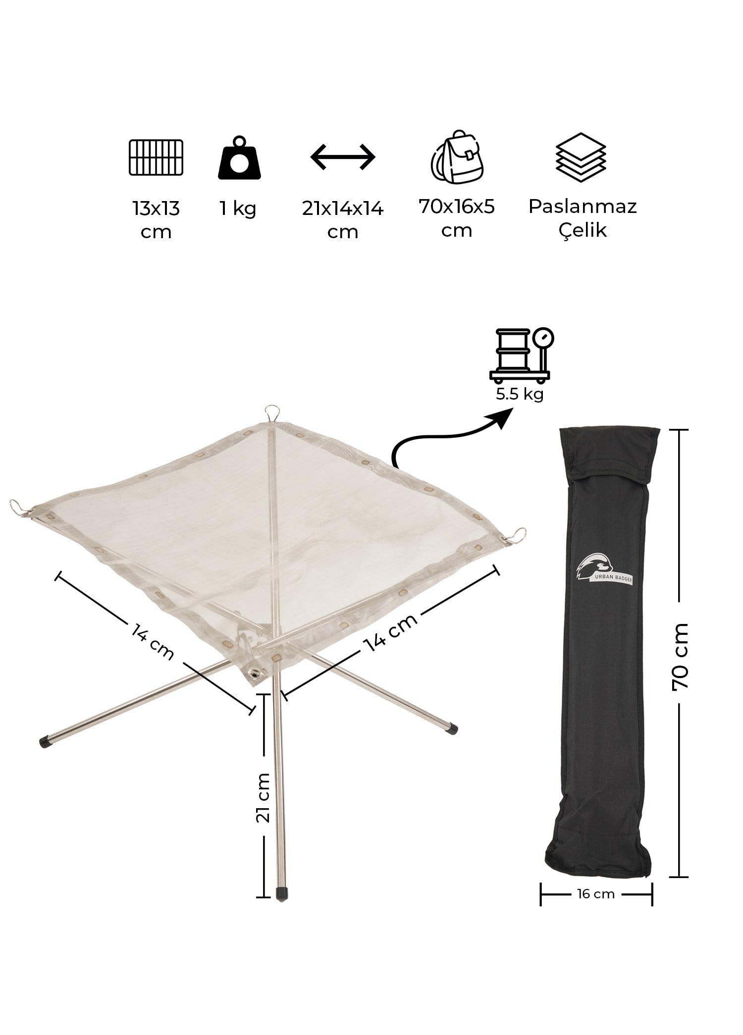 Urban Badger Surtur Ateş Standı