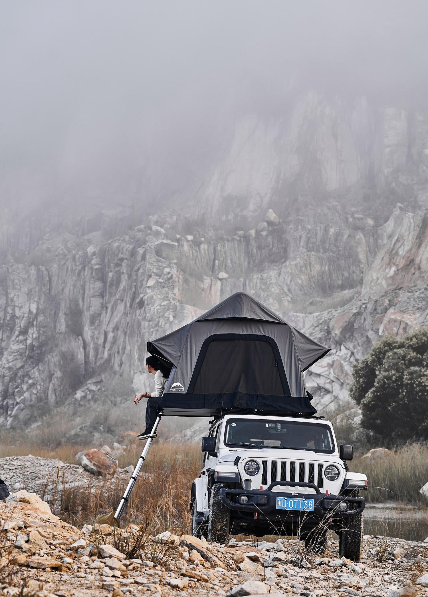 Wild Land Air Cruiser Dahili Pompalı Araç Üstü Hava Tüpü Mekanizmalı 2-3 Kişilik Şişme Çadır